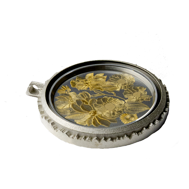 Floral - Antique Silver