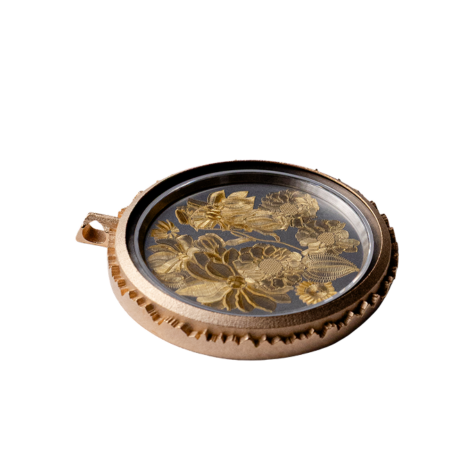 Floral - Antique Silver