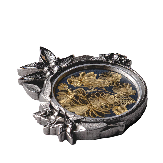 floral - vernis  noir